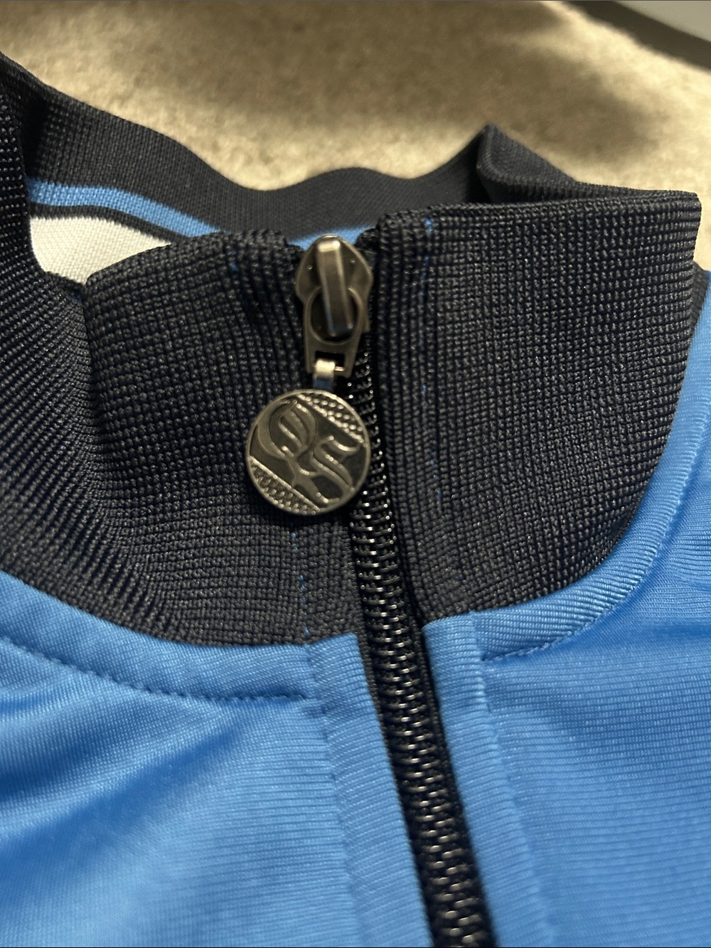 2000s Quiksilver Blue Zip Up Track Jacket Mens Medium Y2K - Picture 3 of 8